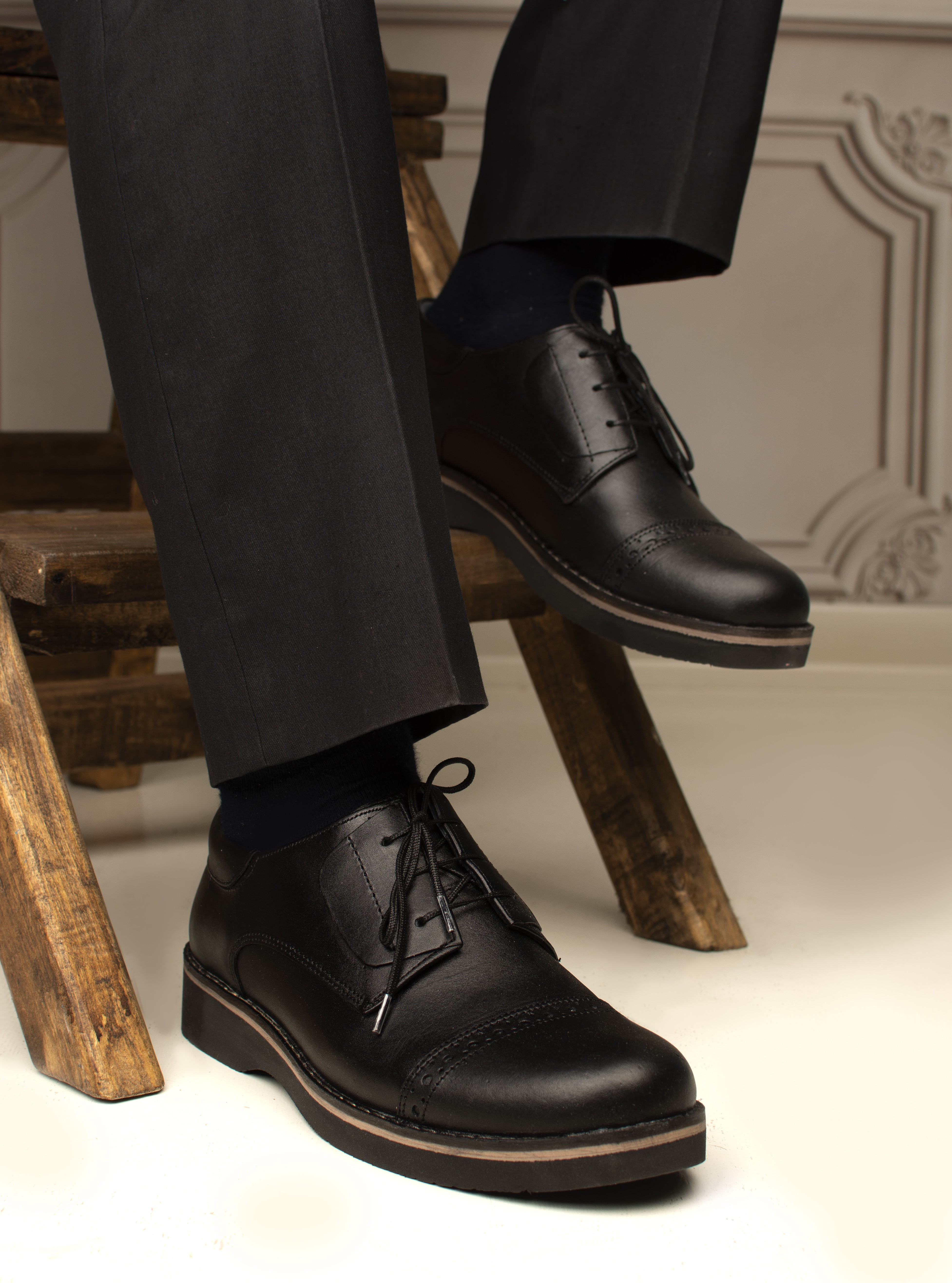 خرید آنلاین کفش مردانه طبی چرم  توگو مدل پاور 01